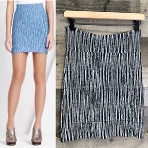 BCBGMaxazria Space Dye Bandage Mini Skirt